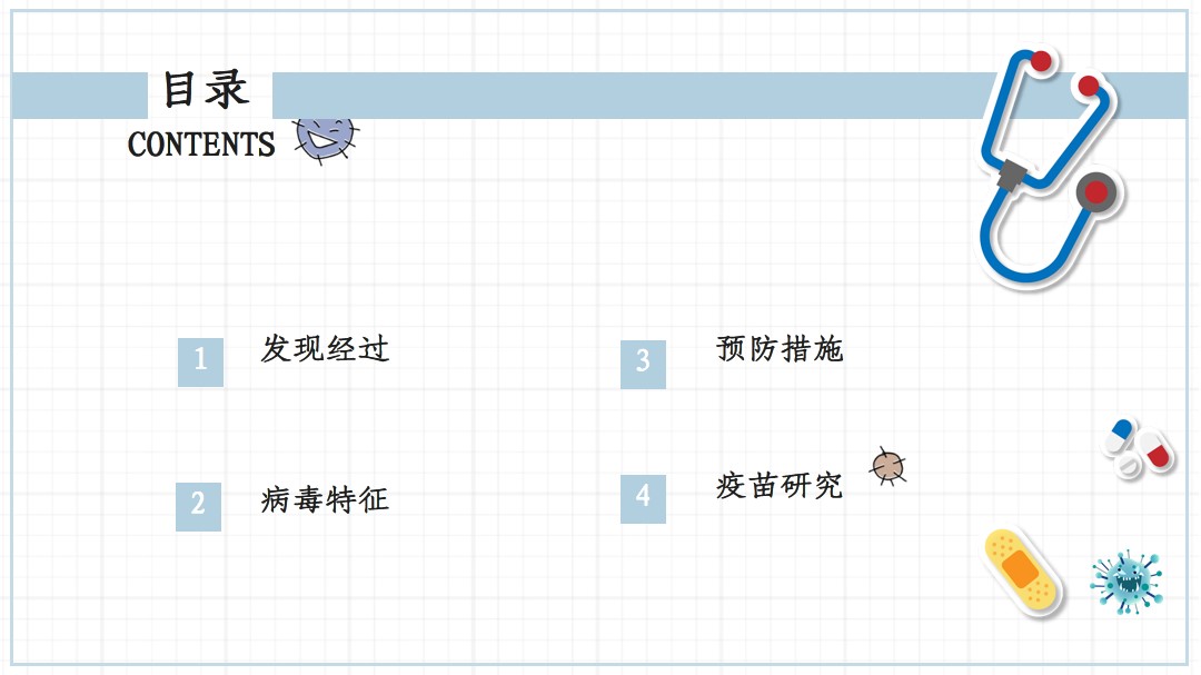 新型冠状病毒预防疫情PPT模板