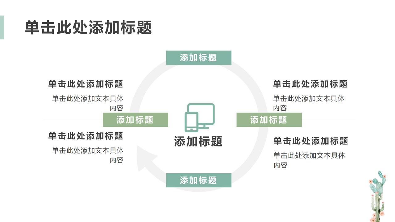 素雅小清新毕业答辩