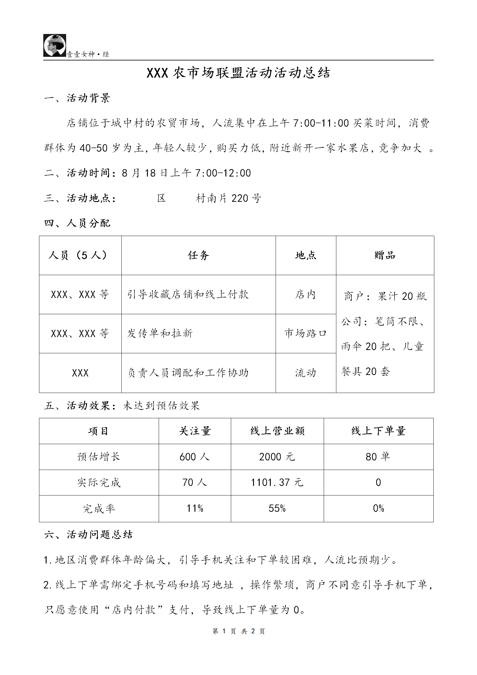 百姓家APP推广活动总结